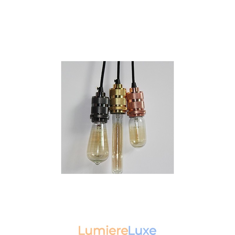 Pendentif américain rétro simple en cuivre plaqué