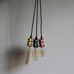 Pendentif américain rétro simple en cuivre plaqué