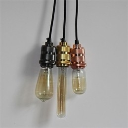 Pendentif américain rétro simple en cuivre plaqué