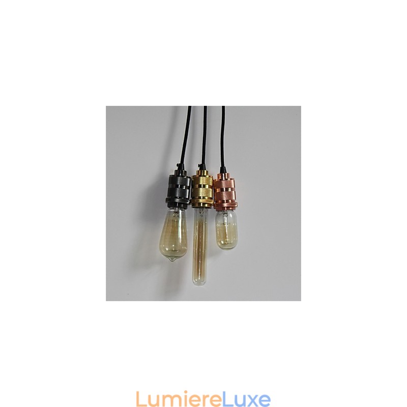Pendentif américain rétro simple en cuivre plaqué