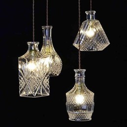 Lustre en métal de style mini contemporain moderne