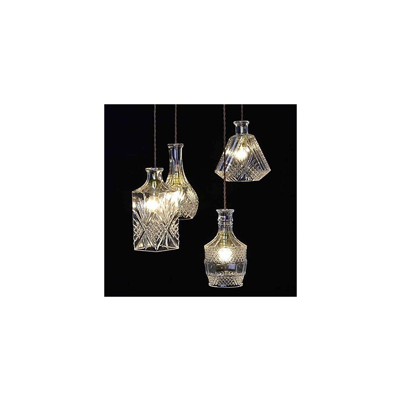 Lustre en métal de style mini contemporain moderne