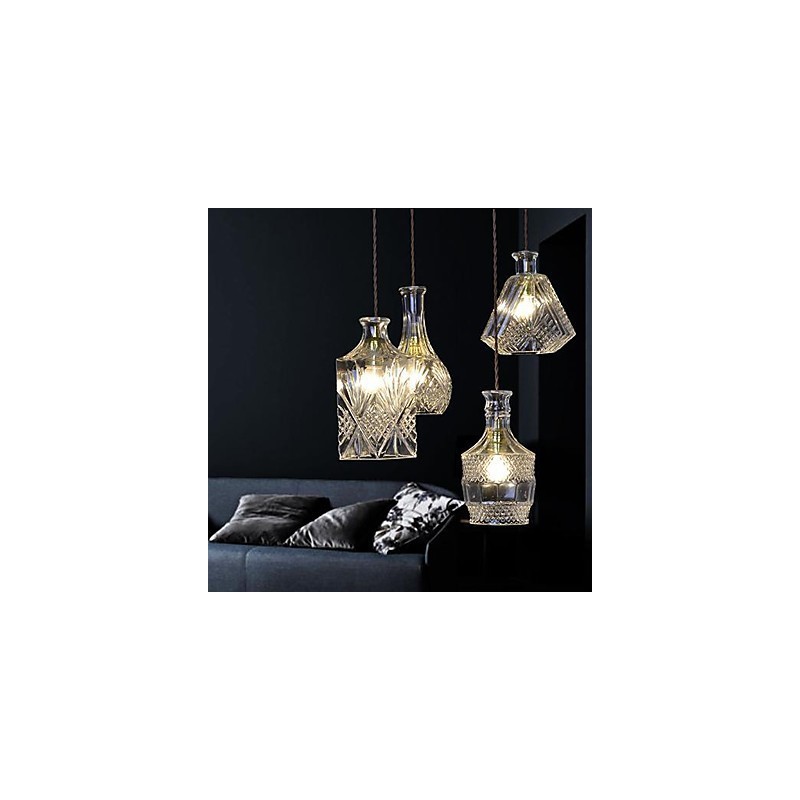 Lustre en métal de style mini contemporain moderne
