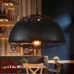 Plafonniers rétro classiques en métal, lampes suspendues simples, lampe suspendue de café