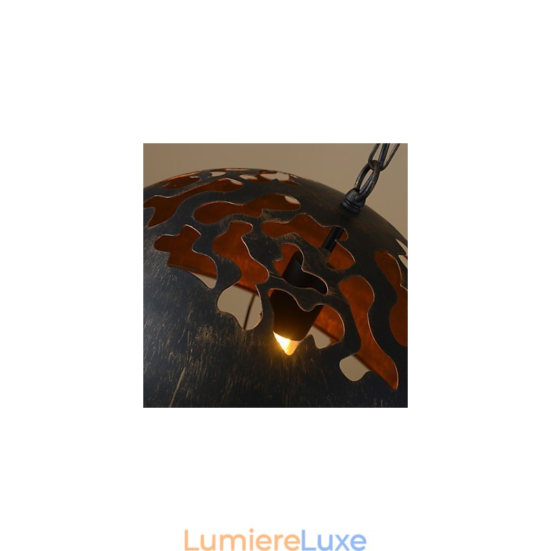 Plafonniers rétro classiques en métal, lampes suspendues simples, lampe suspendue de café