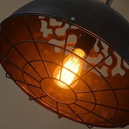 Plafonniers rétro classiques en métal, lampes suspendues simples, lampe suspendue de café