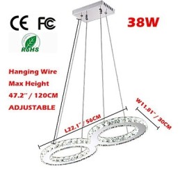 Lustre suspendu en cristal