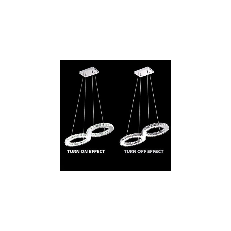 Lustre suspendu en cristal