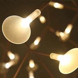 Lustre en métal et laiton antique Country Designers