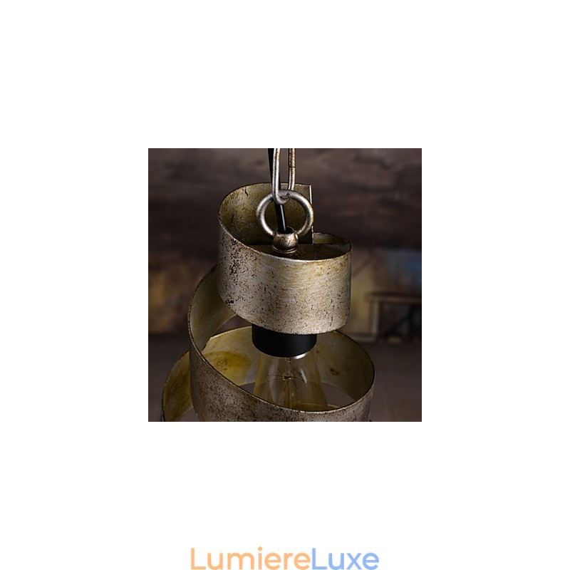 Lampe en fer rétro Lustre de style industriel minimaliste moderne