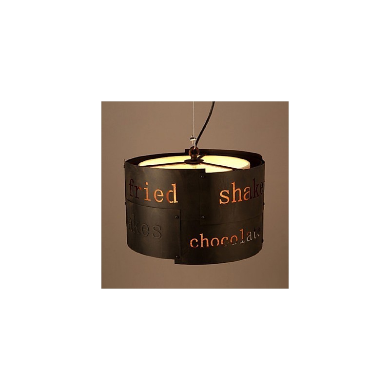 Lampe suspendue en tissu LOFT moderne et tendance, style nordique, luminaire créatif pour café, diamètre 35 cm