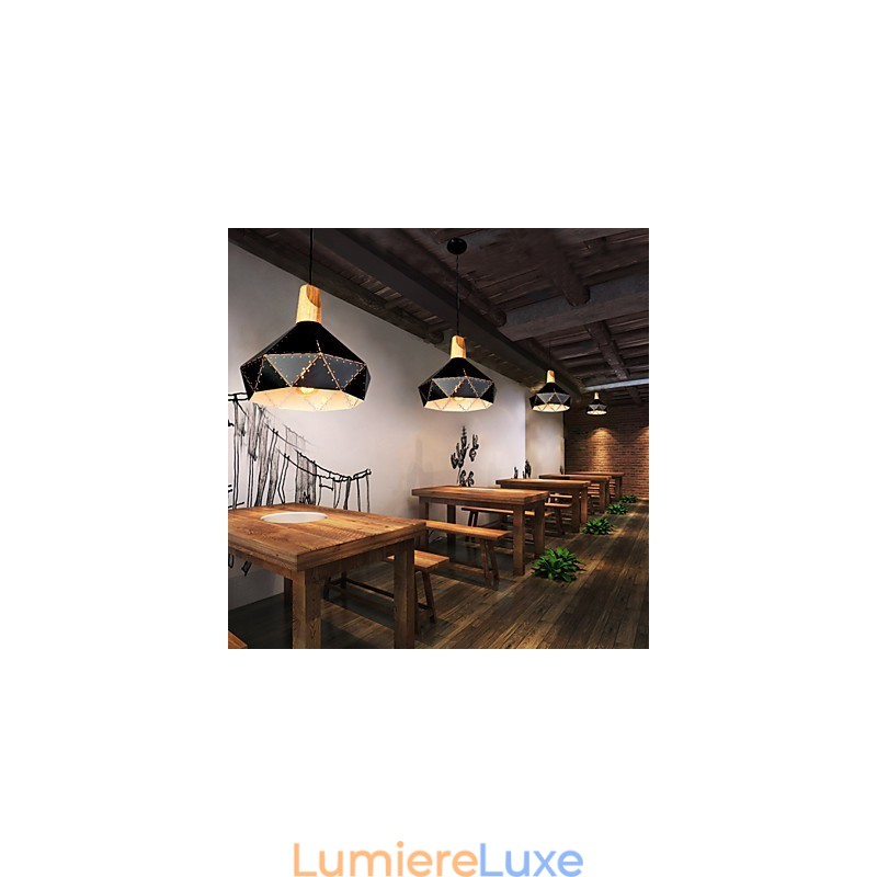 Plafonniers rétro classiques en métal, lampes suspendues simples, lampe suspendue de café