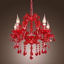 Lustre moderne contemporain en cristal et métal chromé