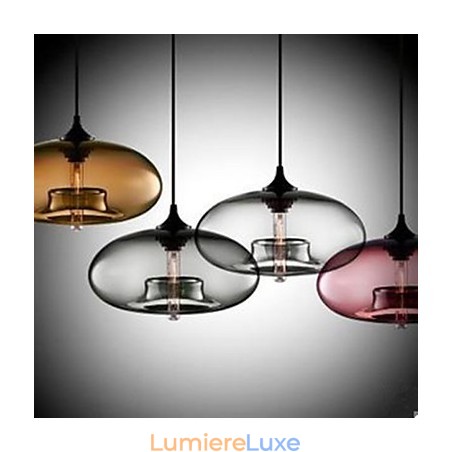 Le lustre circulaire en verre Le lustre circulaire en verre