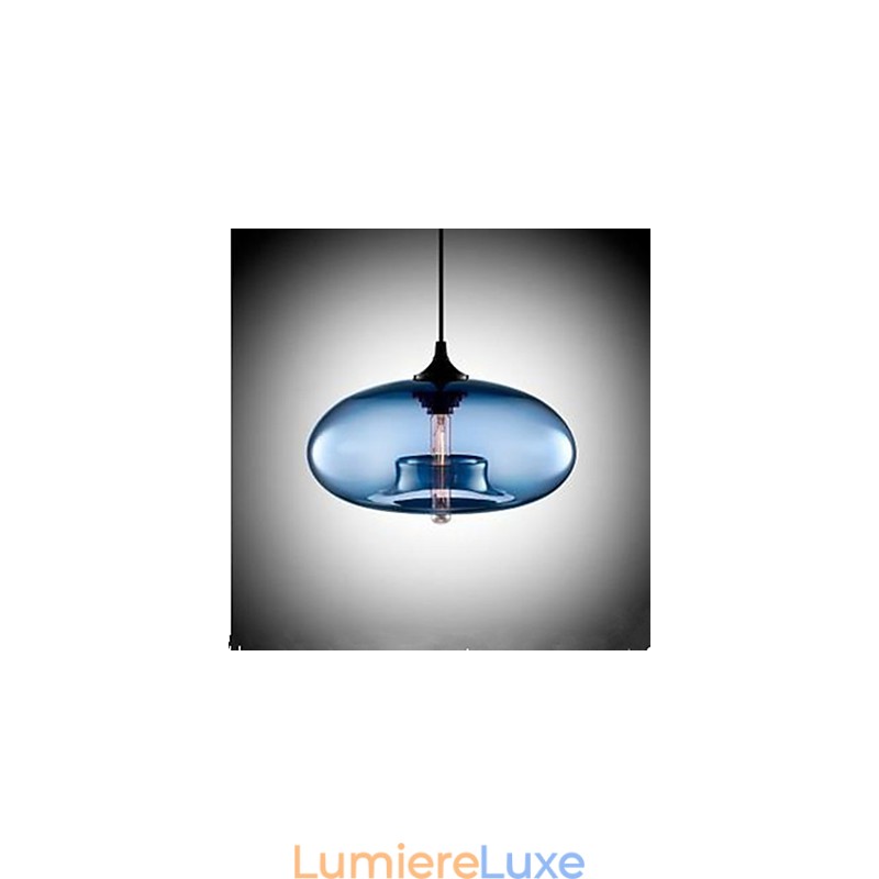 Le lustre circulaire en verre