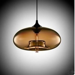 Le lustre circulaire en verre