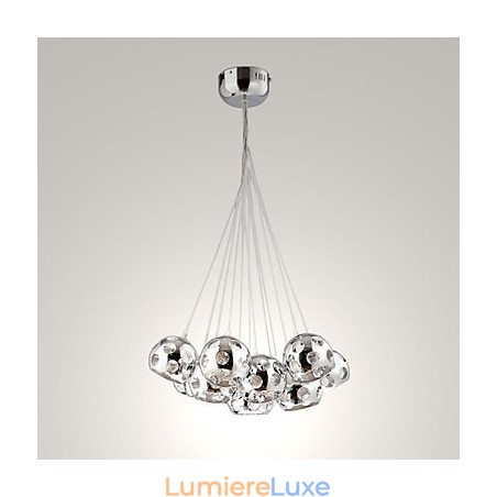 Suspension Globe moderne et contemporaine en métal chromé Suspension Globe moderne et contemporaine en métal chromé