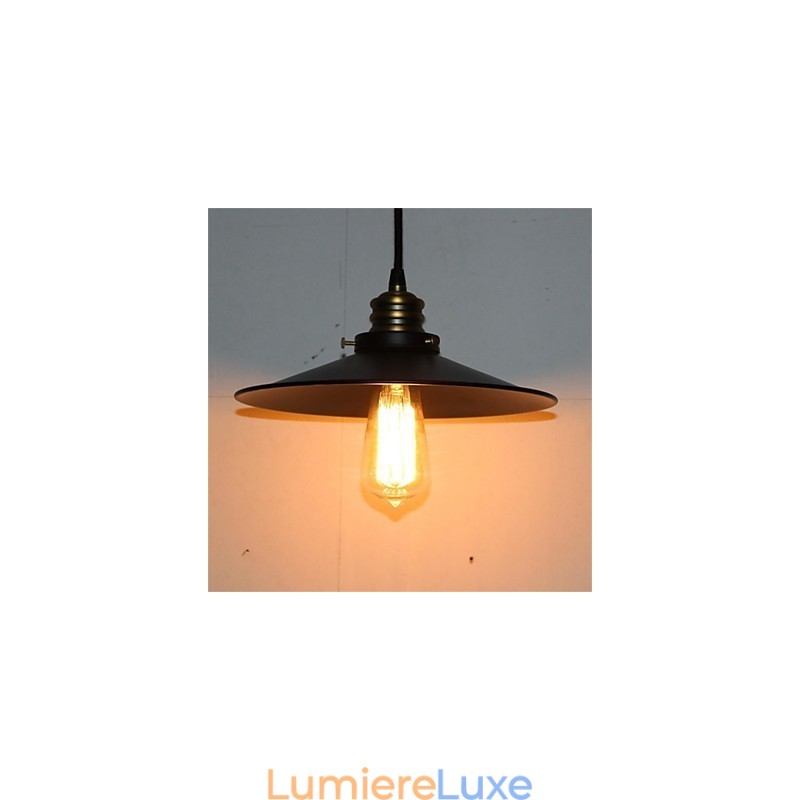 Lustre en fer à une tête de style rétro country américain