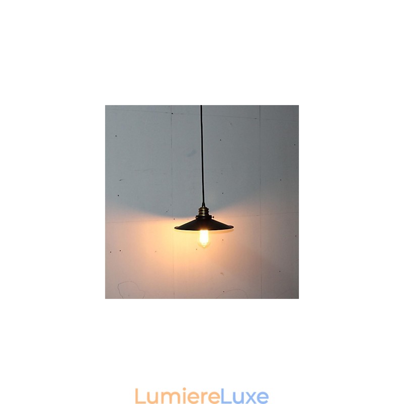 Lustre en fer à une tête de style rétro country américain