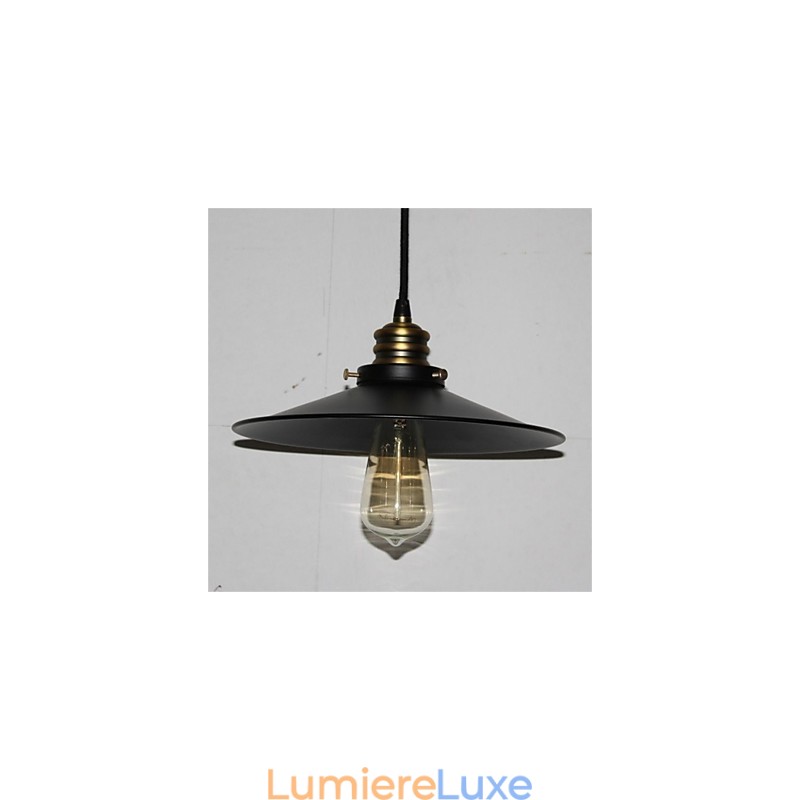 Lustre en fer à une tête de style rétro country américain