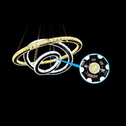 Plafonniers en cristal, lustres suspendus, luminaires