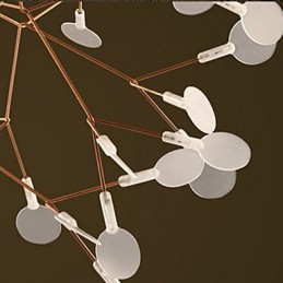 Lustre en métal et laiton antique Country Designers