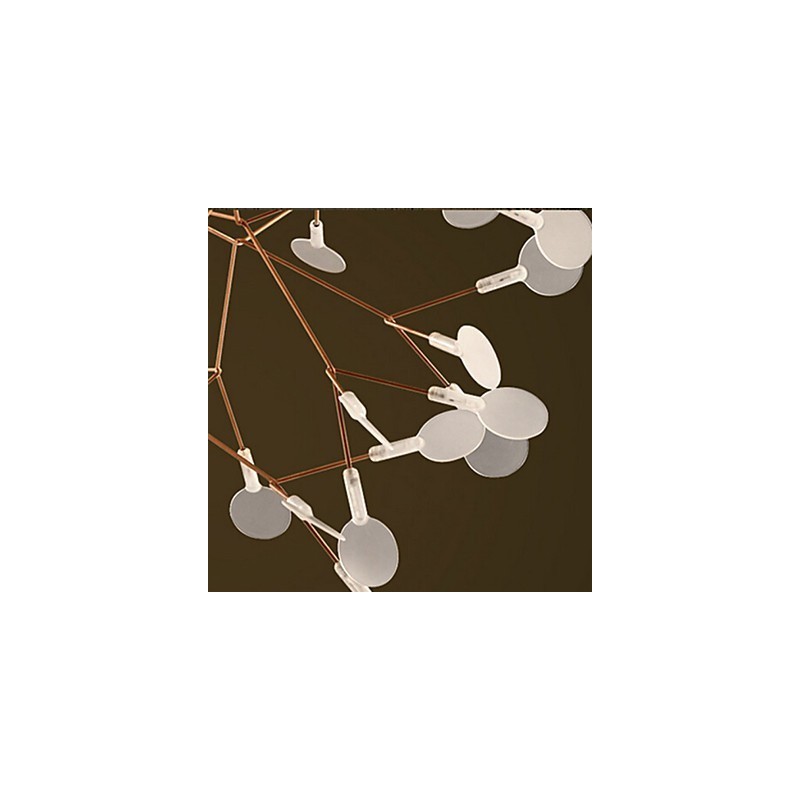Lustre en métal et laiton antique Country Designers