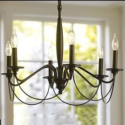 Lustre traditionnel classique galvanisé