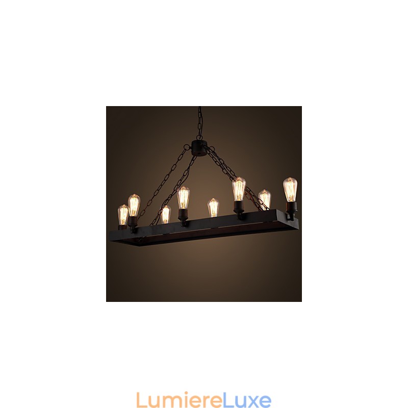 Lustre loft rétro moderne, lustre country américain, lampe de café industrielle créative