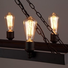 Lustre loft rétro moderne, lustre country américain, lampe de café industrielle créative