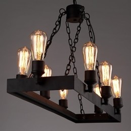 Lustre loft rétro moderne, lustre country américain, lampe de café industrielle créative