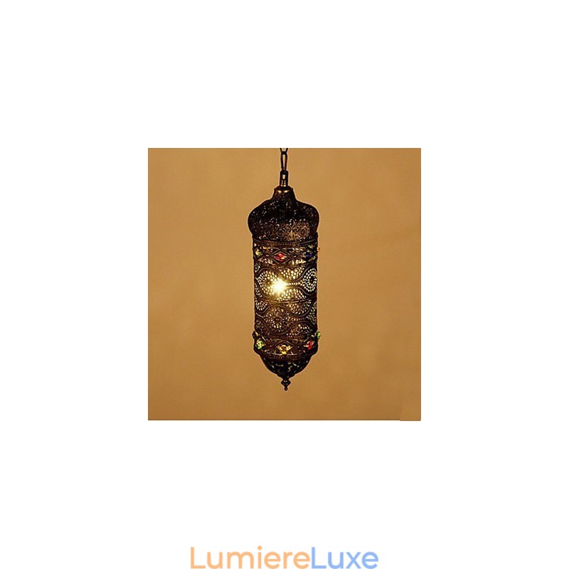 Lustre décoratif creux à main rétro du sud-est