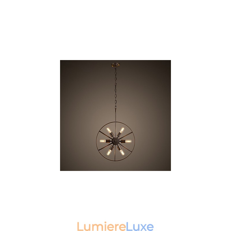 Plafonniers rétro classiques en métal, lampes suspendues simples, lampe suspendue de café