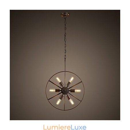 Plafonniers rétro classiques en métal, lampes suspendues simples, lampe suspendue de café Plafonniers rétro classiques en métal, lampes suspendues simples, lampe suspendue de café