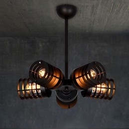 Plafonniers rétro classiques en métal, lampes suspendues simples, lampe suspendue de café