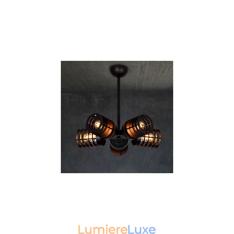 Plafonniers rétro classiques en métal, lampes suspendues simples, lampe suspendue de café