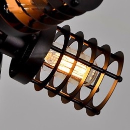 Plafonniers rétro classiques en métal, lampes suspendues simples, lampe suspendue de café