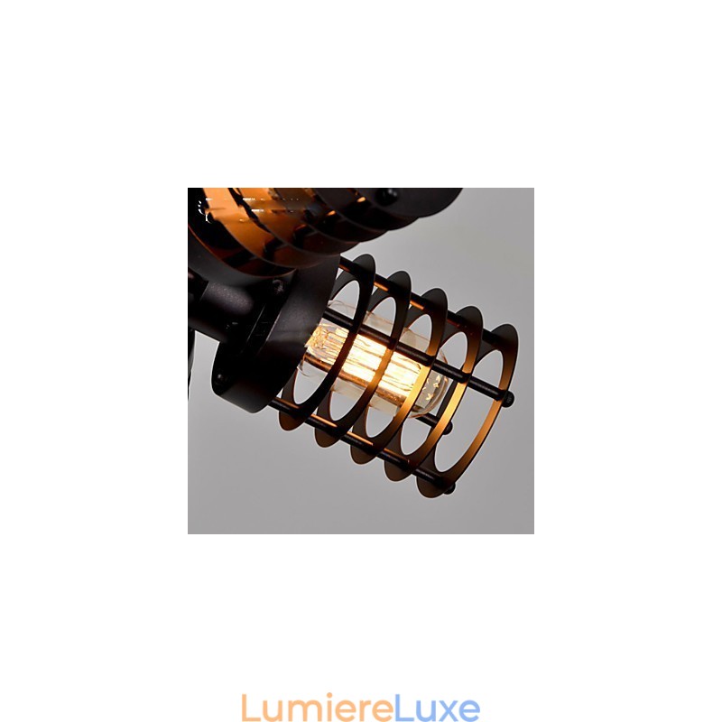 Plafonniers rétro classiques en métal, lampes suspendues simples, lampe suspendue de café