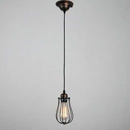 Mini lampe de style campagnard rétro à 1 lumière