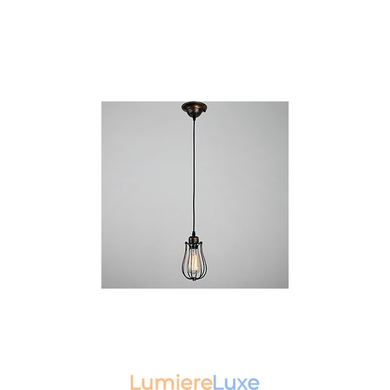 Mini lampe de style campagnard rétro à 1 lumière