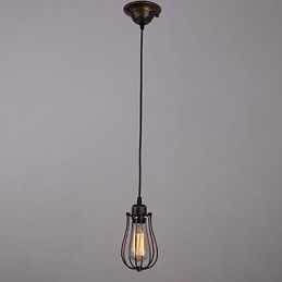 Mini lampe de style campagnard rétro à 1 lumière
