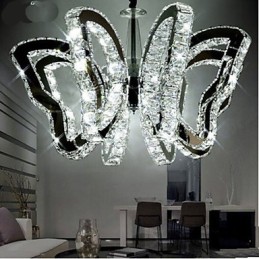 Lampe papillon Lampe en cristal de luxe moderne