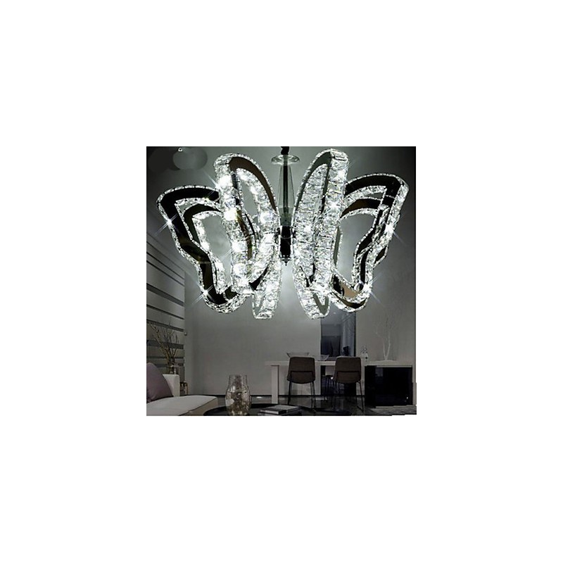 Lampe papillon Lampe en cristal de luxe moderne