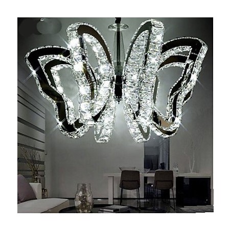 Lampe papillon Lampe en cristal de luxe moderne Lampe papillon Lampe en cristal de luxe moderne