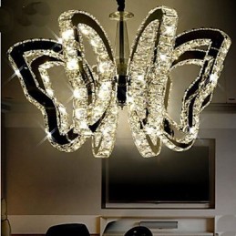 Lampe papillon Lampe en cristal de luxe moderne