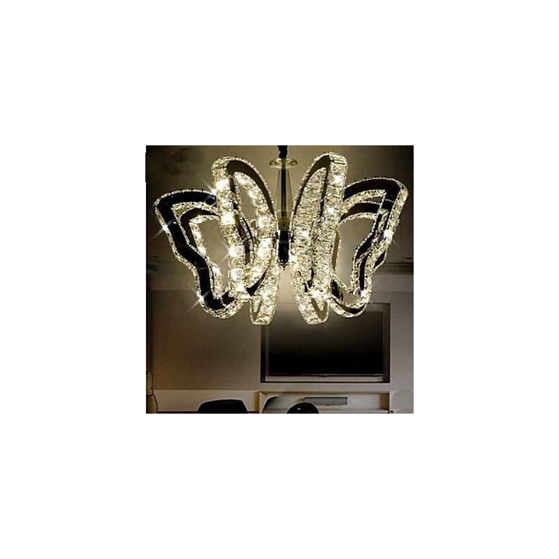 Lampe papillon Lampe en cristal de luxe moderne