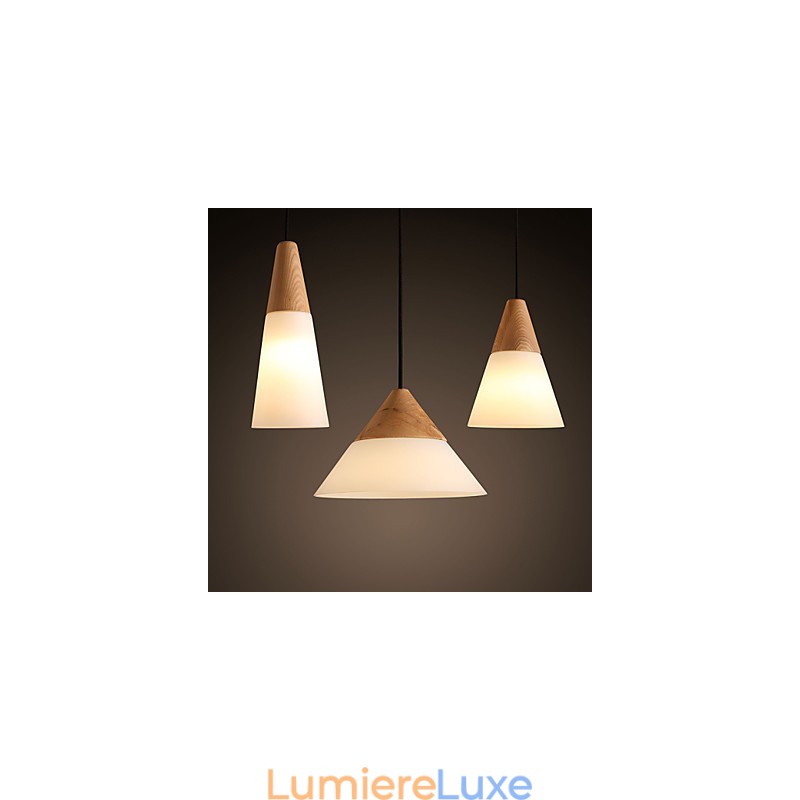Lustre en métal chromé de style mini contemporain moderne