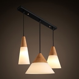 Lustre en métal chromé de style mini contemporain moderne