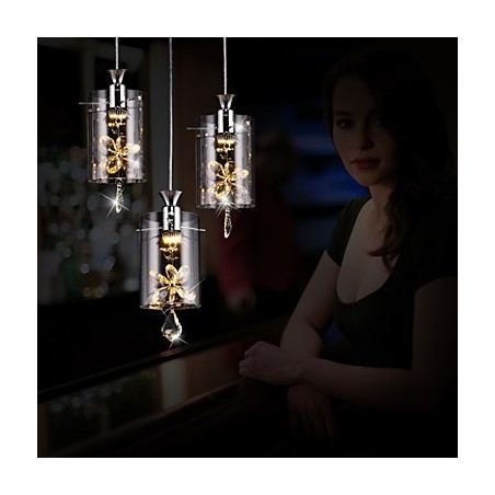 Suspension moderne contemporaine en cristal et autres verres Suspension moderne contemporaine en cristal et autres verres