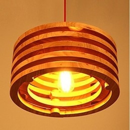 Lustre en bois de saule